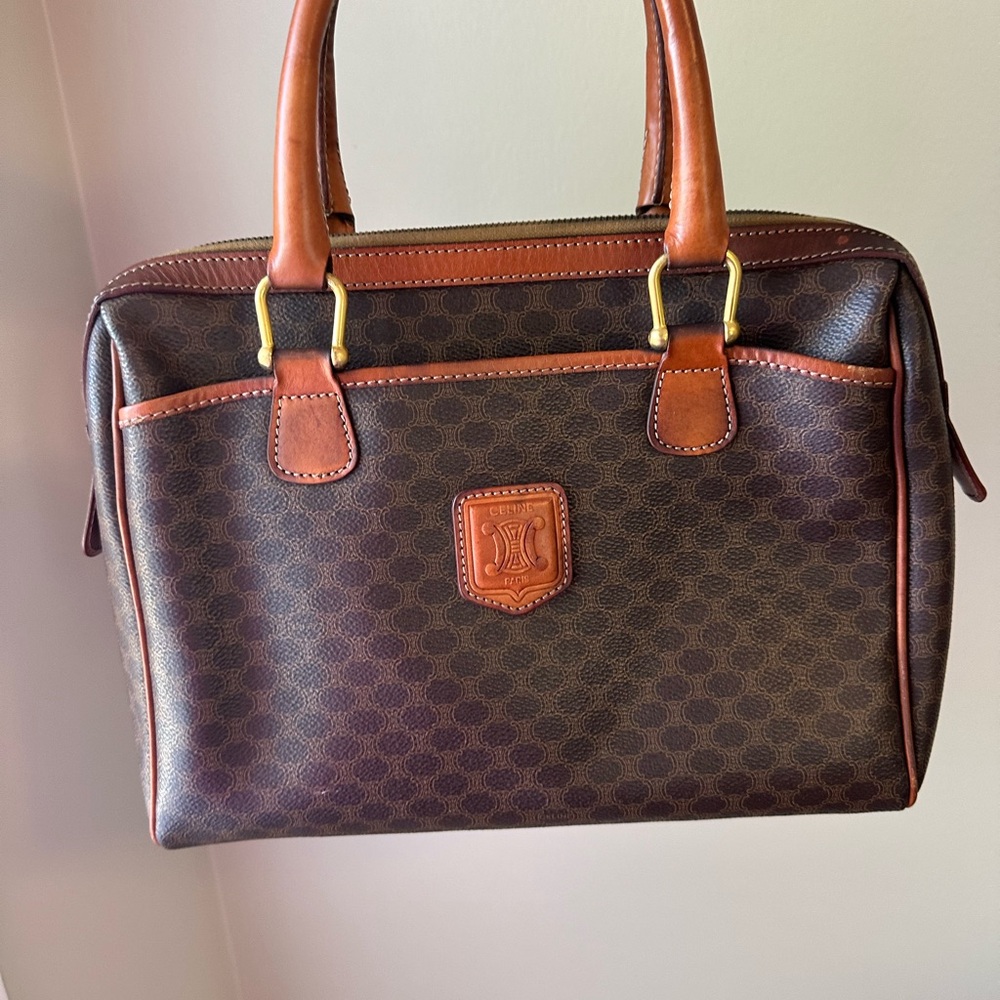 Celine coated canvas tote bag